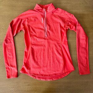 Reebok Red Athletic Long Sleeve Shirt - Size Medium